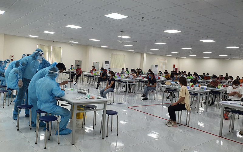 Bắc Giang coi trọng công tác phòng, chống dịch trong các khu công nghiệp